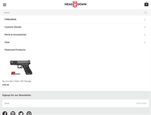 Tablet Screenshot of hdfirearms.com